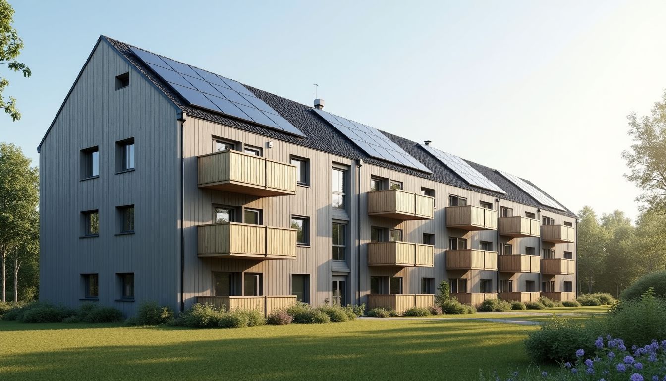 Moderne borettslag med energieffektive løsninger